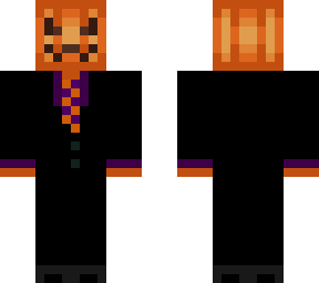 recolored pumkin in suit skin