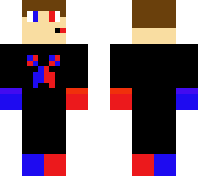red & blue gamer boy