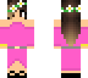 slim queen daisy  pink dress