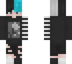 teal emo boy