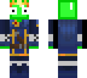 the first minecraft skin i’ve ever made