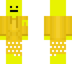 yellow man with jumper and pants