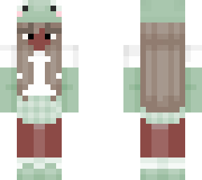 ~brown - skinned frog dress girl~