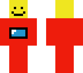 among us holding a noob