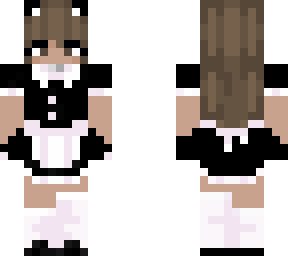 brown haired maid