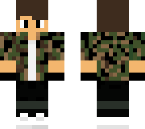 chico con chaqueta de camuflaje /  boy with camouflage jacket