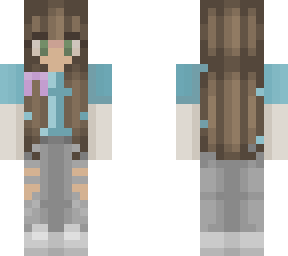 cute girl with cancer ribbon