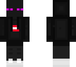 enderman in supreme hoodie