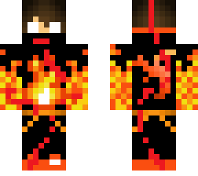 fire gamer boy skintober