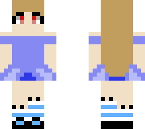 girl in fancy dress (blue)