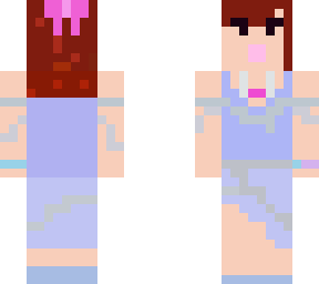 girl in purple dress