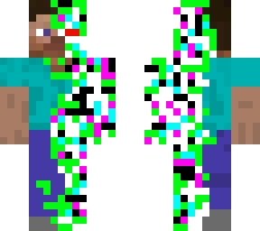 glitched steve