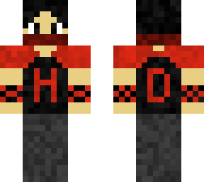 haidar's minecraft skin (red)