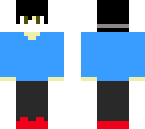 minecraft blue boi