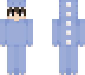 my skin dinosaur blue