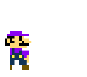 pixel waluigi (desc?)