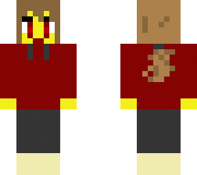 pizza girl in a hoodie