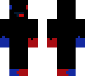 red & blue black devil derp