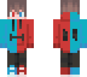red and blu hoodie switch