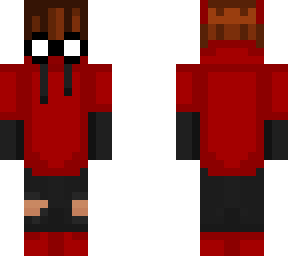 red pvp brown hair with glasses