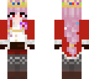 techno girl skin