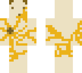 yellow flower person