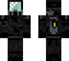black hazmat suit