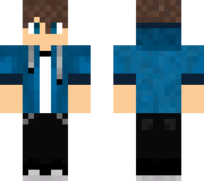 blue hoodie boy