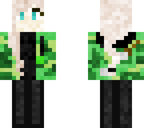 camouflage girl with sword