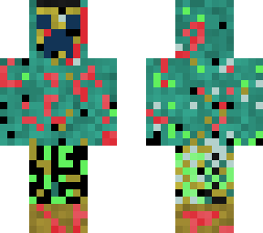 creeper-zombie fusion with jacket