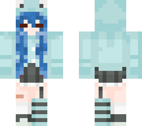 froggy girl blue