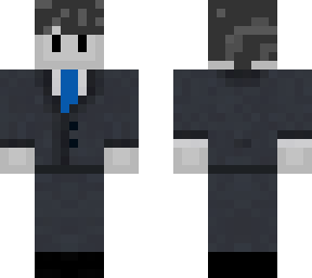ghost bur in a suit