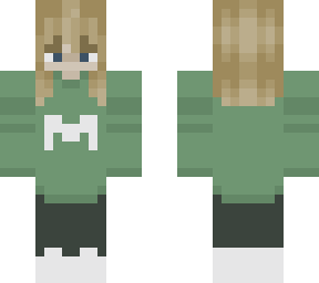 green m&m skin request