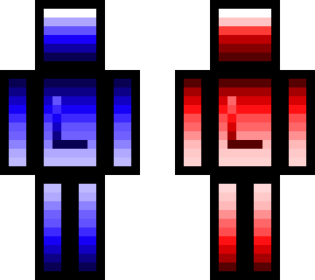 l skin gradient red/blue