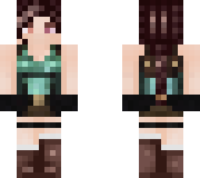 lara croft (brave exvius-neo visions) classic outfit (anniversary)