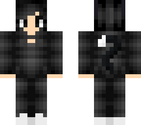 neko girl casual skin