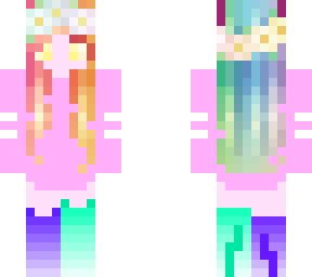 rainbow kitty girl~~