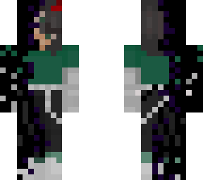 skater girl edit w/demon horns,short split dye hair,3rd eye corrupted version