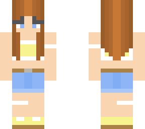 summer,girl,woman,aesthetic,brunette,blue eyes,yellow,crop,shorts,blue