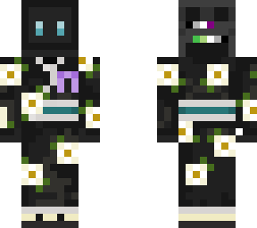 tv head in a kimono