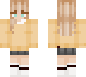 vintage school girl skin (yellow and blonde)