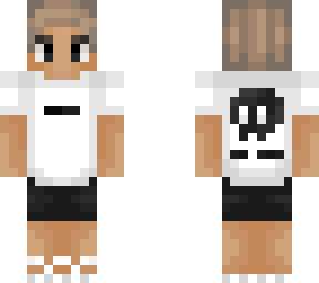 (fixed!!) unus annus themed summer skull t-shirt (longer shorts)