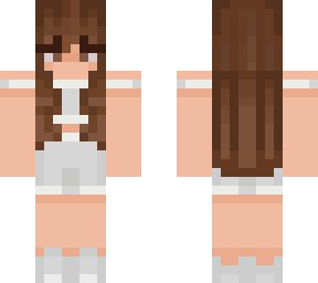 basic athletic girl (long hair version)