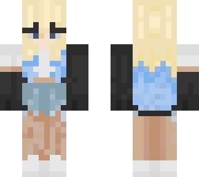 basic fall girl (blue version)