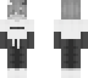 black and white