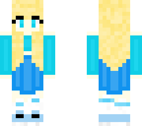 blue girl #2