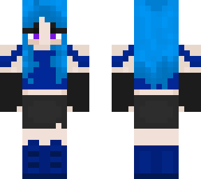 blue girl