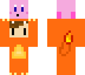charmander holding kirby