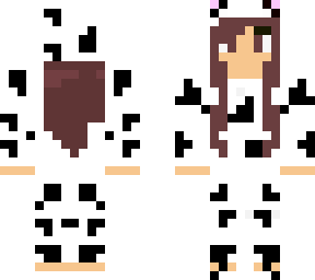 cow print girl