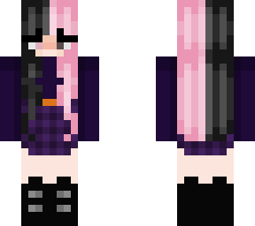 egirl plaid skirt
